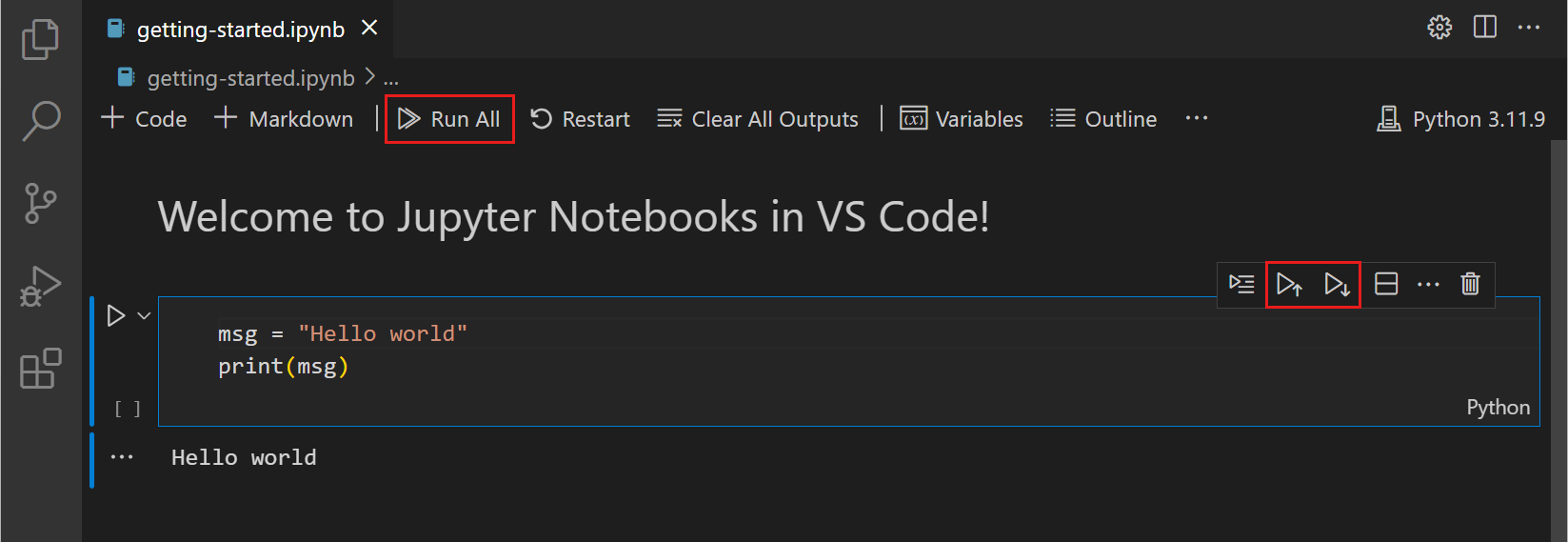 Jupyter Notebook in VS Code