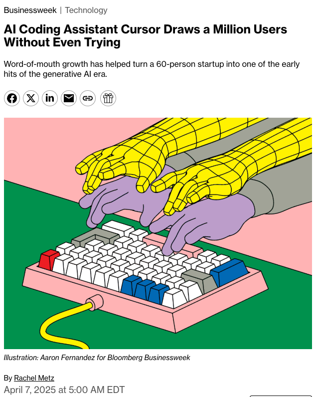 Cursor Bloomberg Article
